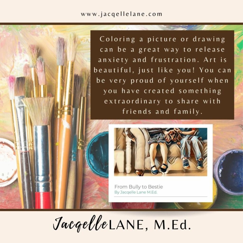 Quote from Jacqelle Lane it features her book " From Bully to Bestie" - jacqelle lane